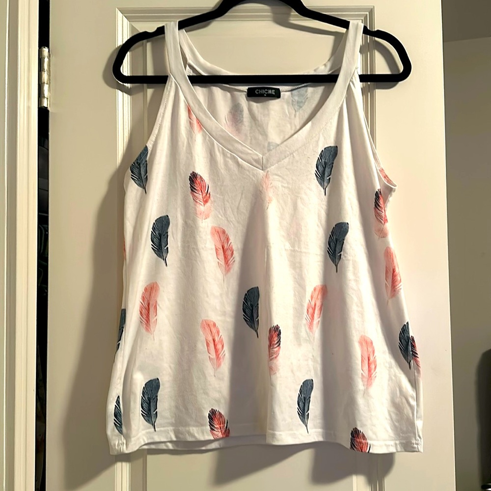 Feather print tank